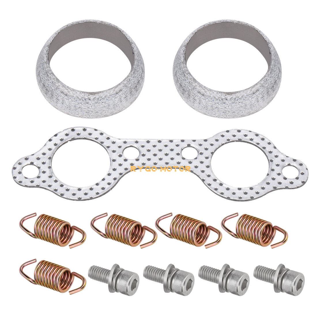 Exhaust Muffler Gasket Seal Spring Rebuild Kit for Polaris Sportsman 800 700 600