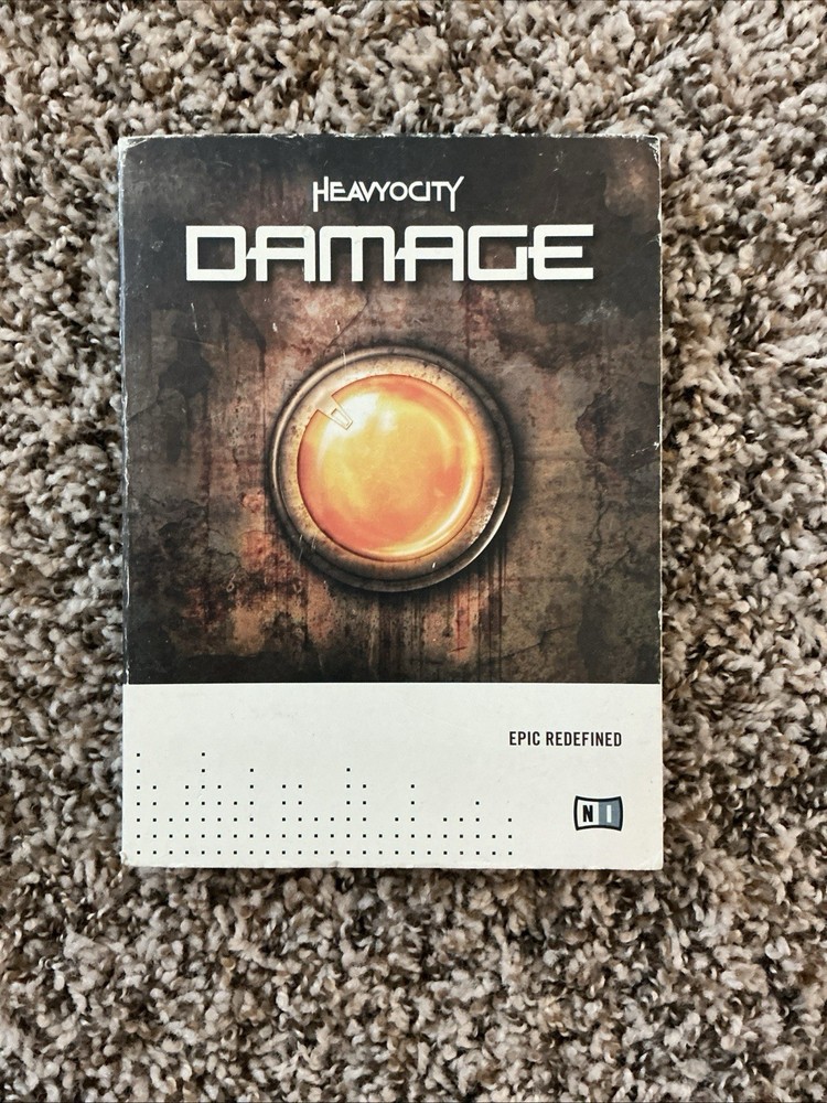 Native Instruments Heavyocity Damage CDs And Serial Code Only
