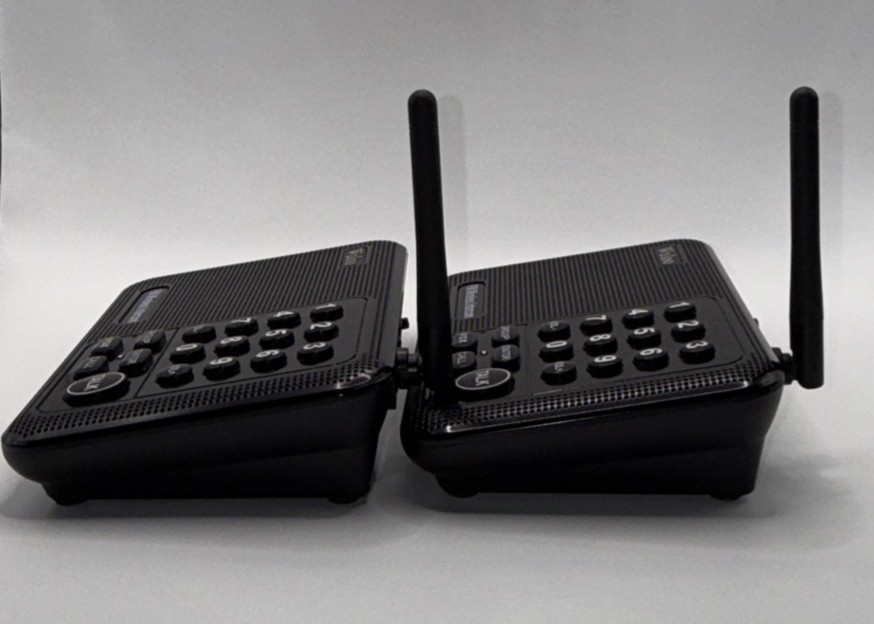 Wuloo FM Wireless Intercom System 2-Pack 1 Mile Range 10 Channels