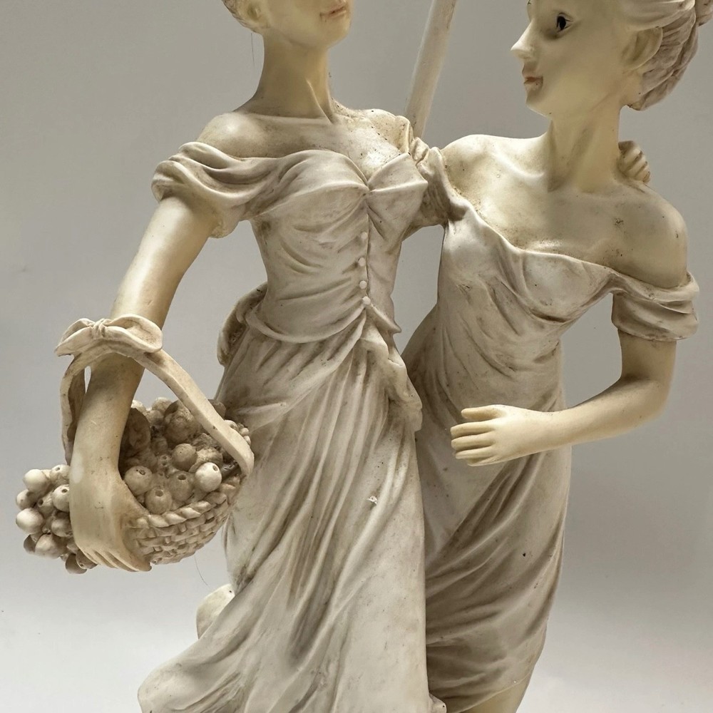 The Academy Collection Table Lamp Figural Two Bulb Ceramic Collector’s