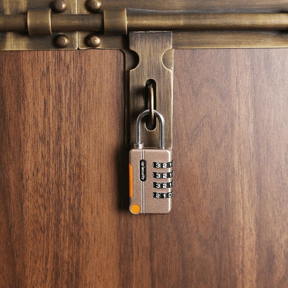 Small Combination Lock for Gym, Locker, Luggage, and Travel Use - 4 Digit Code
