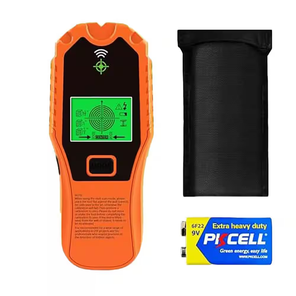 5 in 1 Stud Finder Wall Scanner with Pro Smart Sensor Chip HD LCD Display for Wo