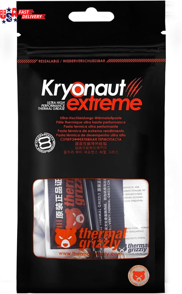 Kryonaut Extreme - 2 Gram - Extremely High Performance Thermal Paste with 12 Cle