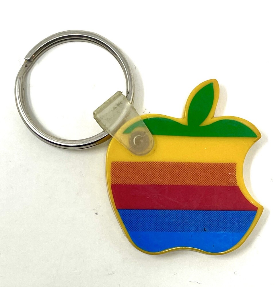 RARE Vintage APPLE / MAC Computer Pins / Buttons, Keychains & Sew On Patch Lot!