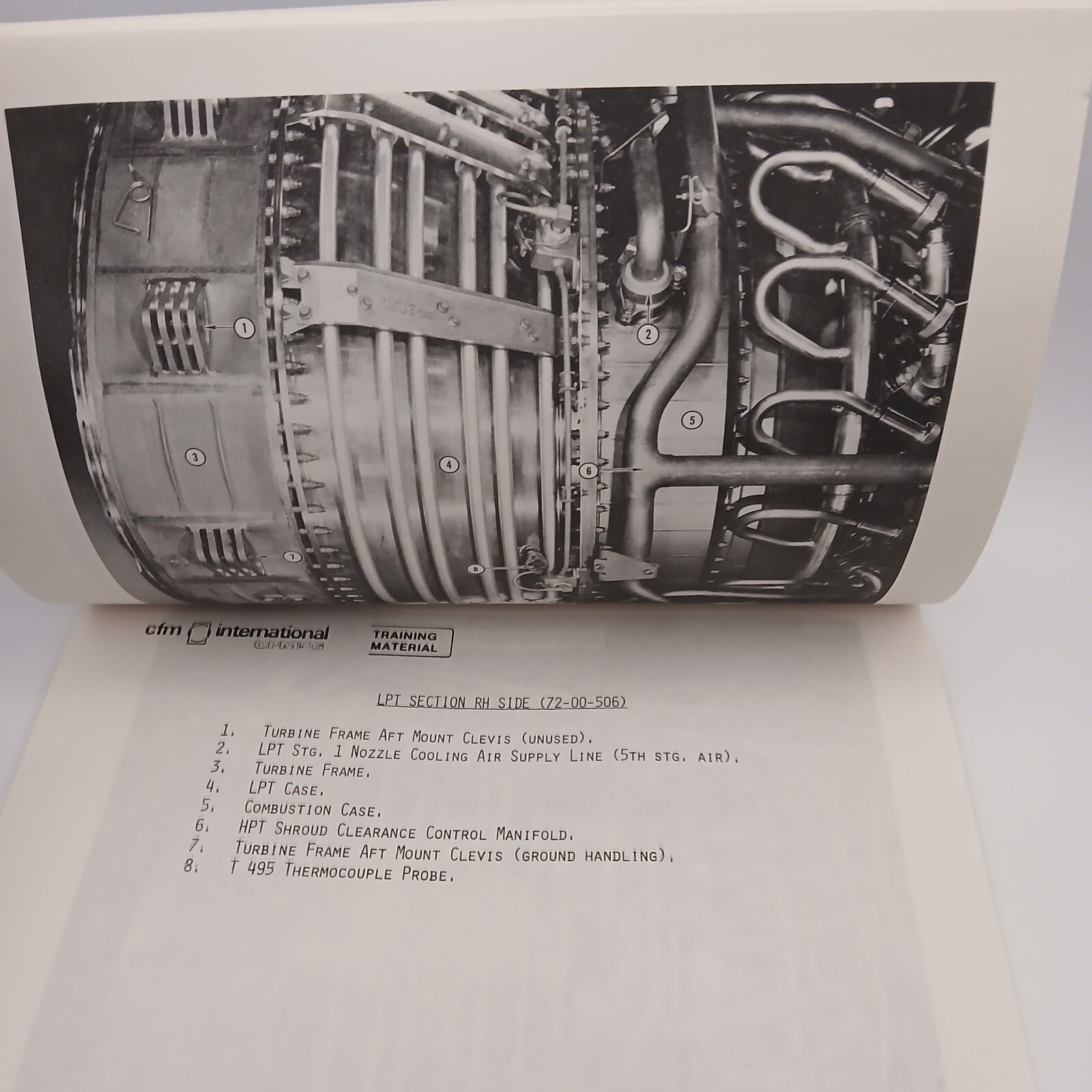 Vintage CFM International CFM56 Turbofan Basic Engine External Views Manual Book