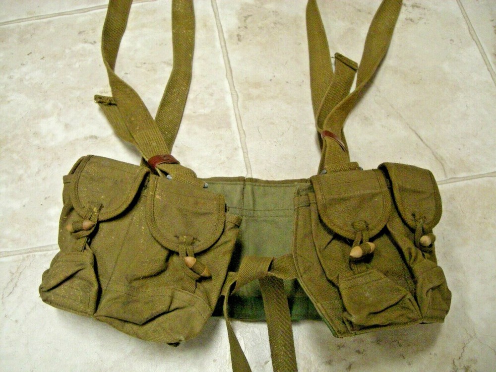 Vintage Chinese Armyammo Belt