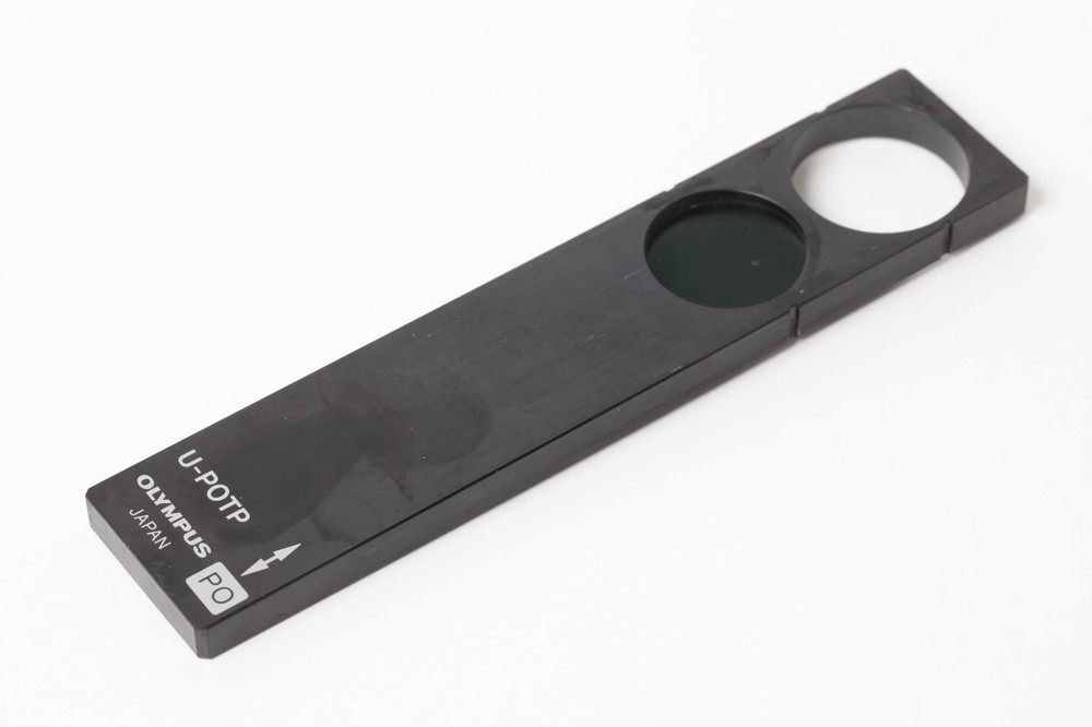 Olympus Microscope U-POTP Polarizer & Tint Plate Slider