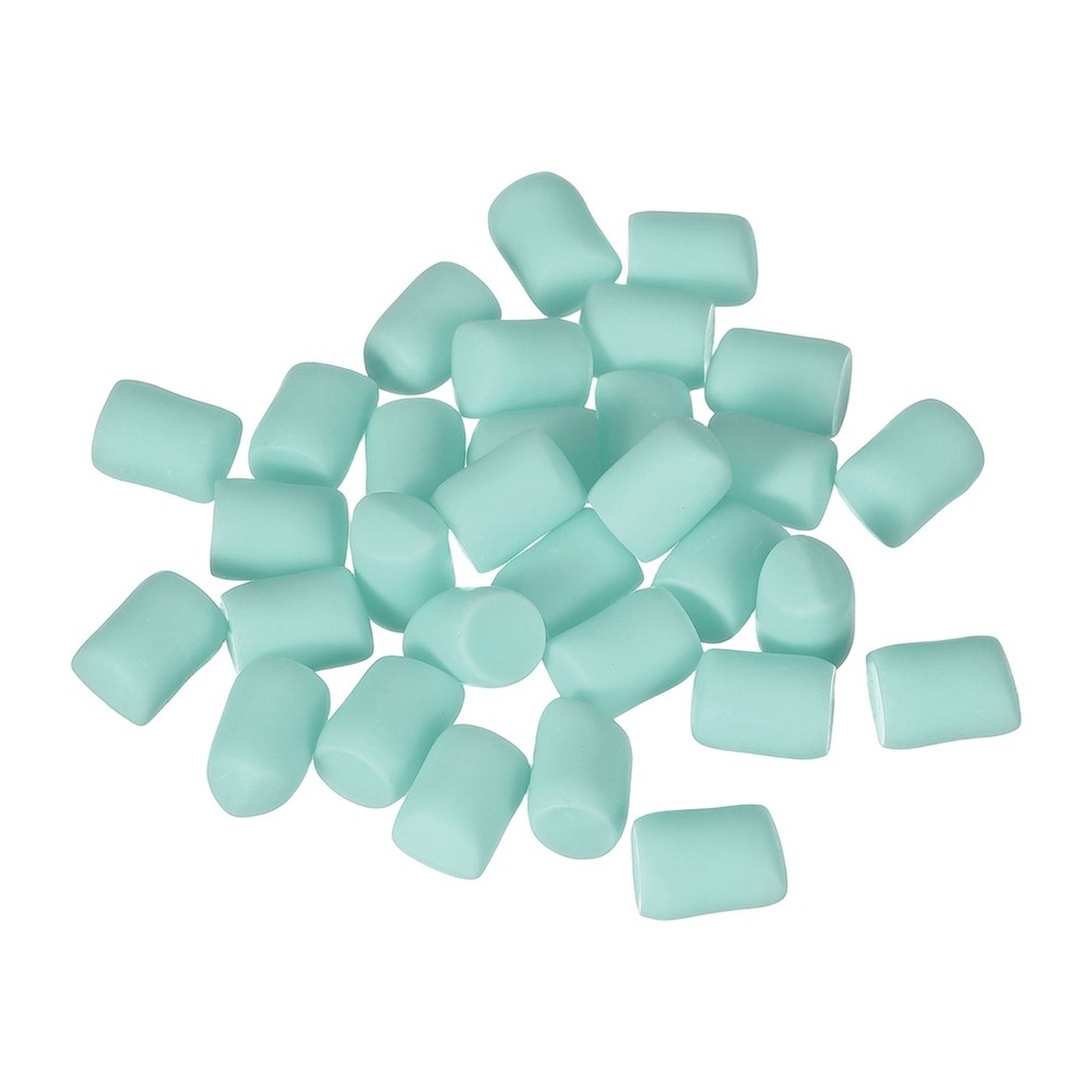 20 Pcs Resin Candy Charm, Artificial Simulation Cotton Candy, Blue