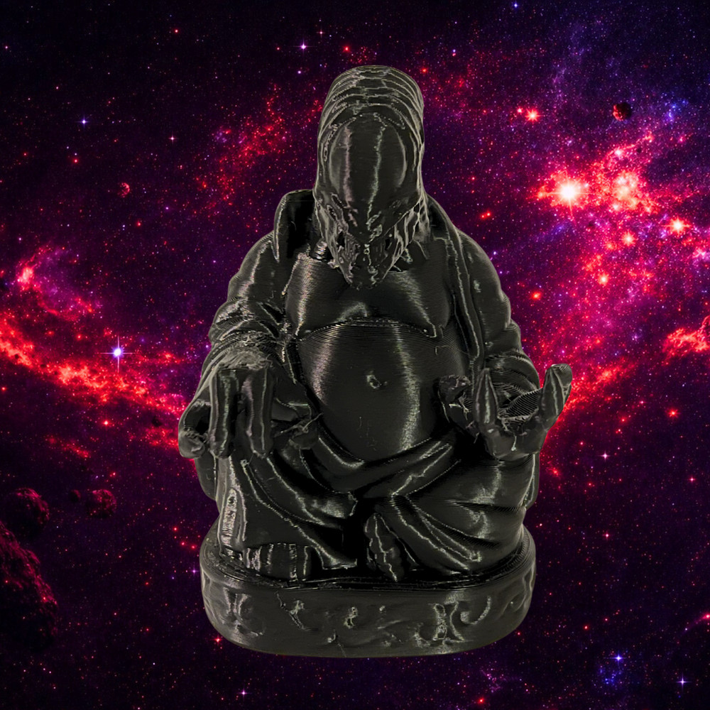 Alien Xenomorph Buddha Statue