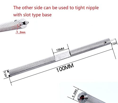 COONIUM Spoke Nipple Insertion Driver Tool for Lacing and Wheel...