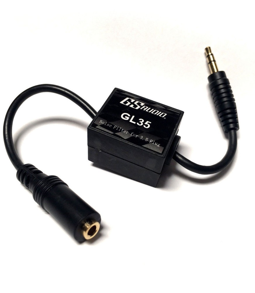 1Pc 3.5mm Stereo AUX Cable Cancel Noise Reducer Filter Ground Loop Isolator