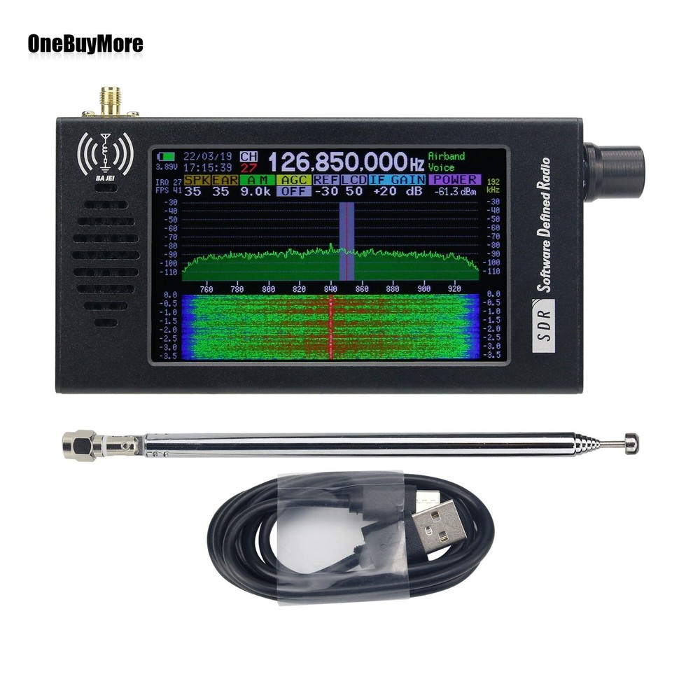 HamGeek DSP-01 4.3" SDR Radio Receiver DSP Digital Demodulation CW/AM/SSB/FM/WFM