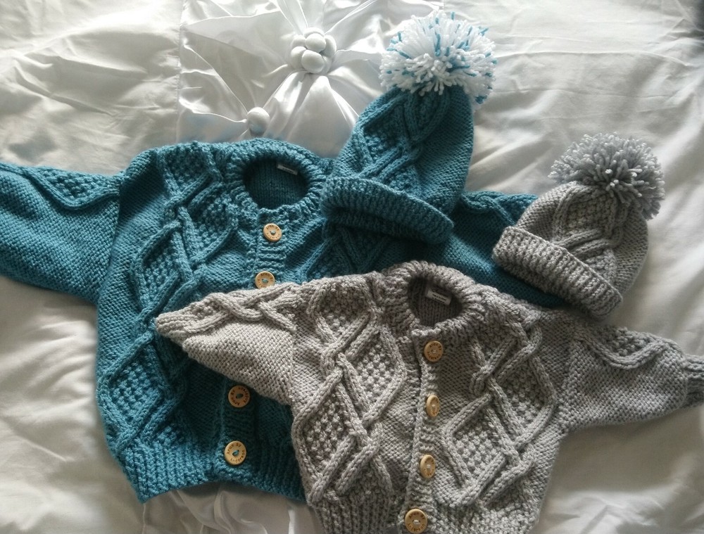 Baby Aran Knitting Pattern - Designer - PJ's Pattern