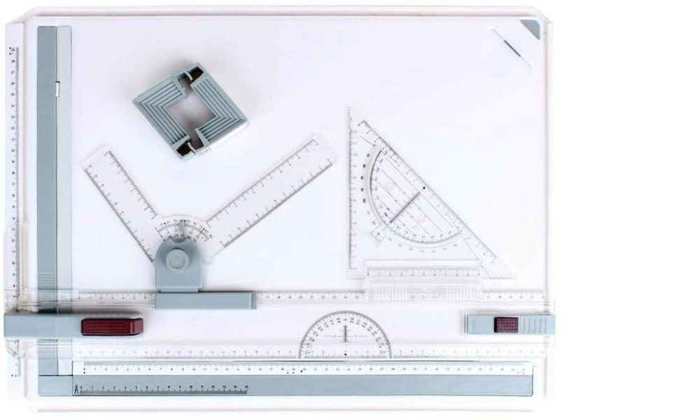 RUNMIND Metric A3 Drafting Table Drawing Board and Measuring System