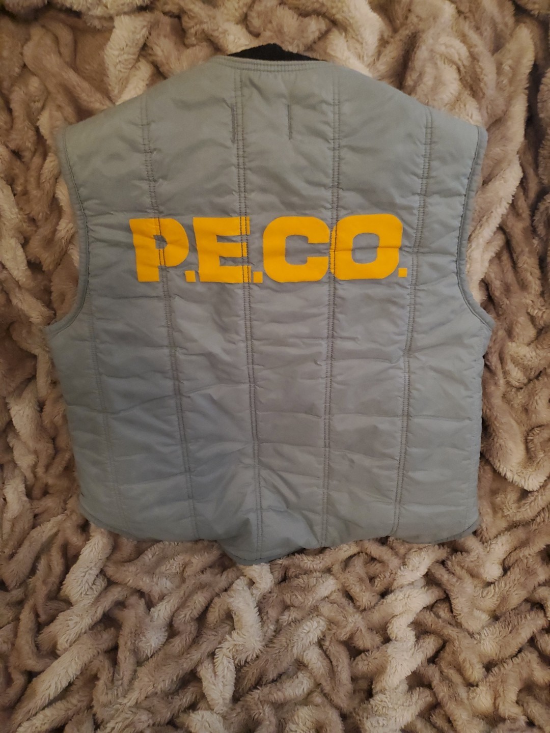 Vintage PECO Philadelphia Electric Company Maintenance Division Work Vest 85