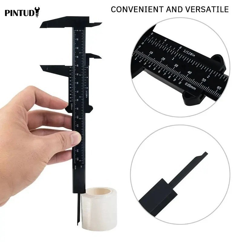 Mini Digital Caliper 150mm – Plastic Vernier Measuring Tool with LCD Display