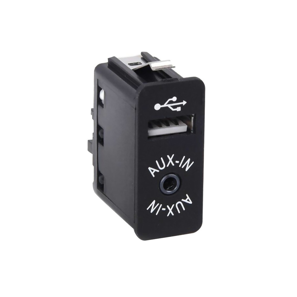 Car USB AUX In Plug Auxiliary Input Socket Adapter For E81 E87 E90 F10 F12 E70 X