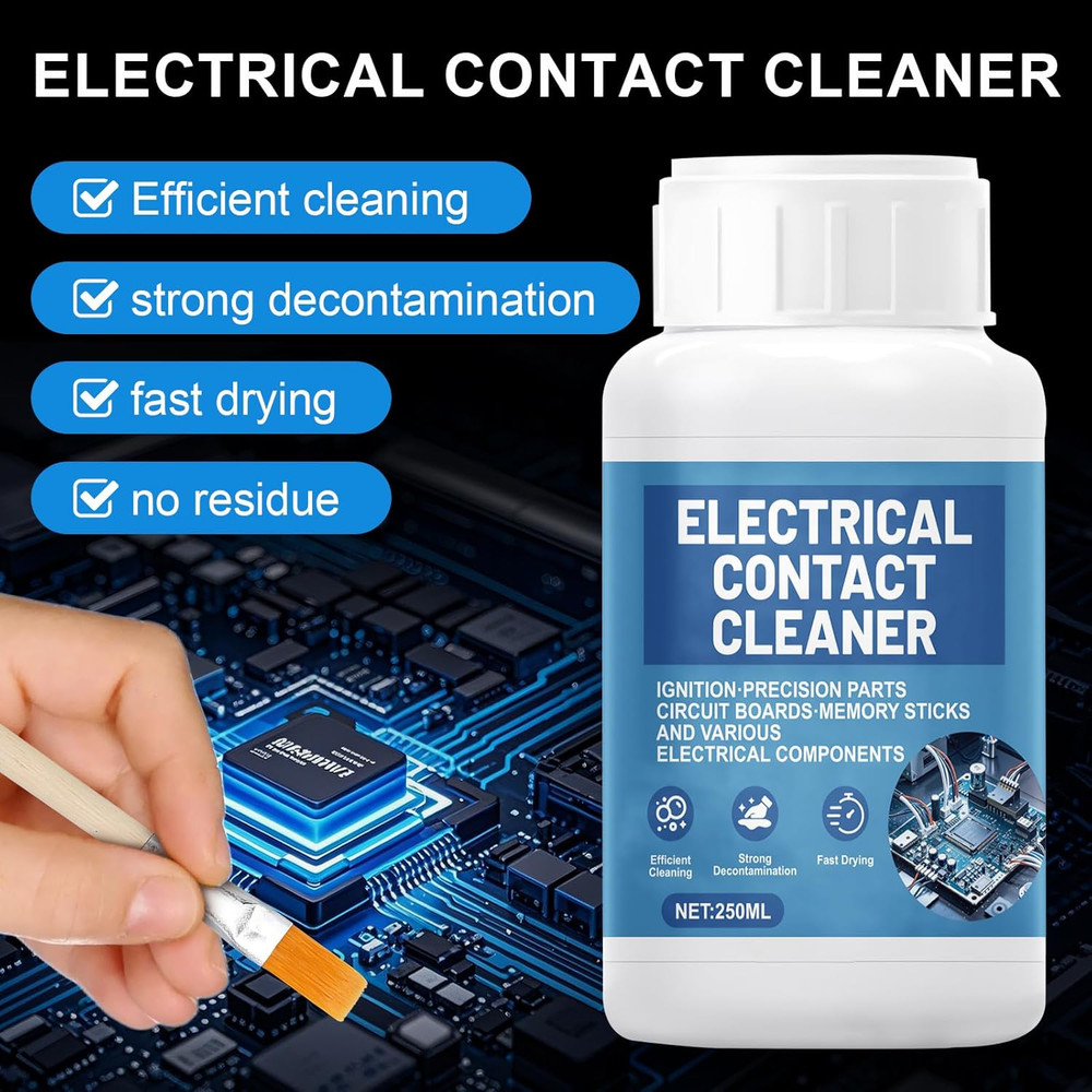 Electronic Contact Cleaner, Circuit Board Cleaner Fast Drying Precision Electron