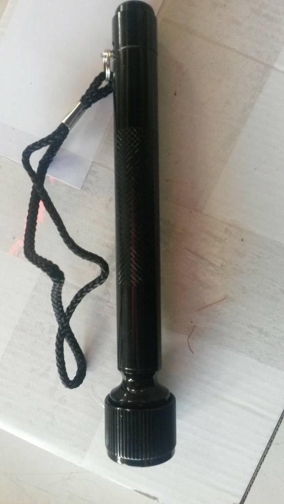 ALUMINIUM LIGHTMETALL TASCHENLAMPE ca17cm 6960
