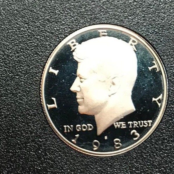 1983 S kENNEDY HALF GEM DCAM PROOF from PROOF Set