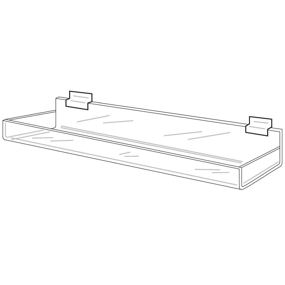 23 3/4" x 4" Slatwall Trays