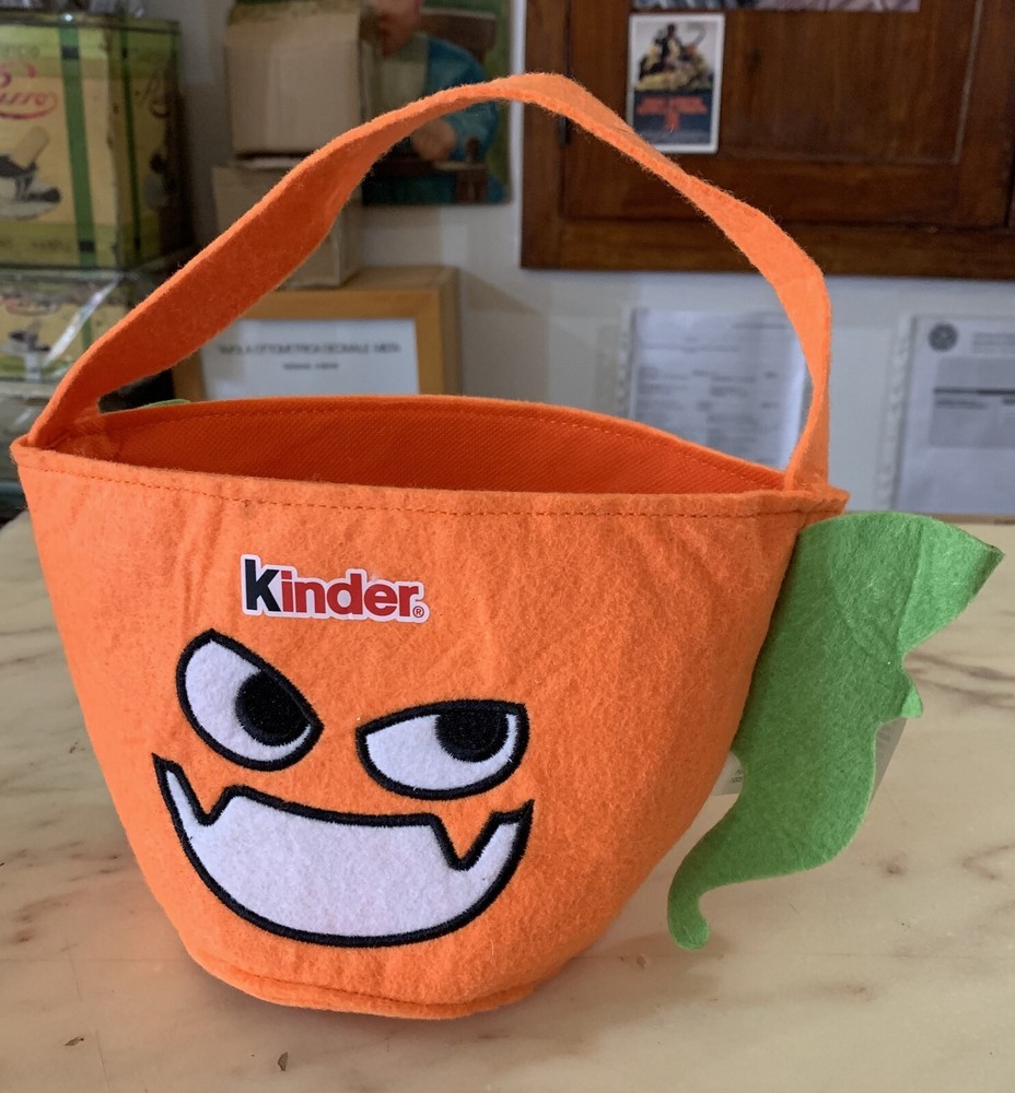 GADGET KINDER FERRERO HALLOWEEN CESTO ZUCCA