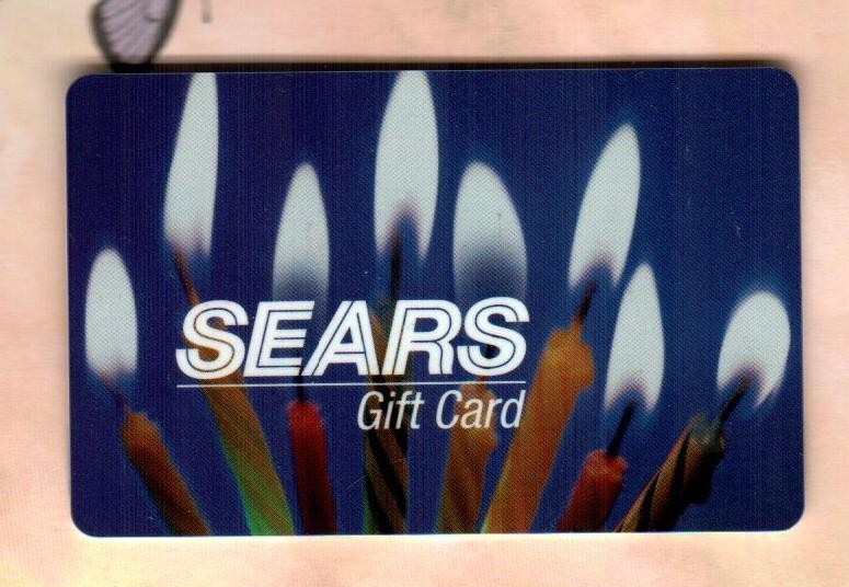 SEARS Birthday Candles ( 2003 ) Gift Card ( $0 )