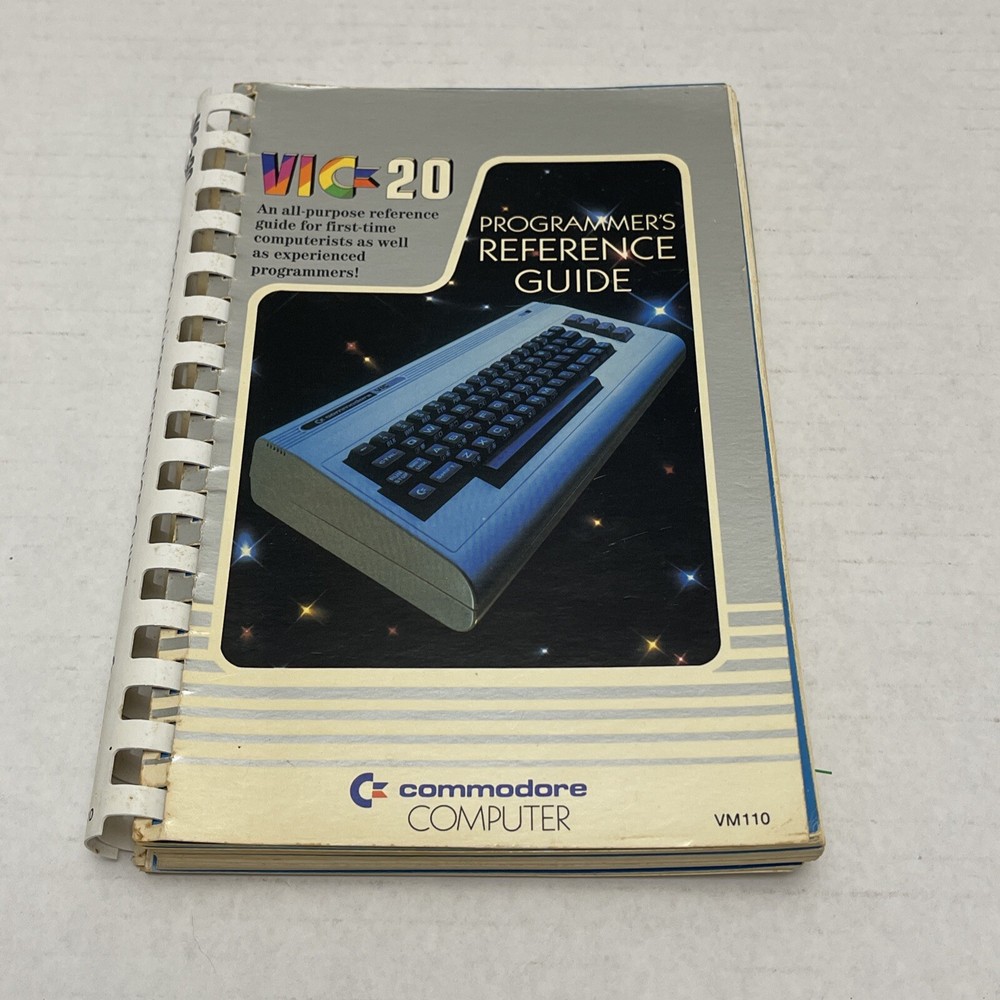 Vintage Commodore VM110 VIC-20 Programmer's Reference Guide