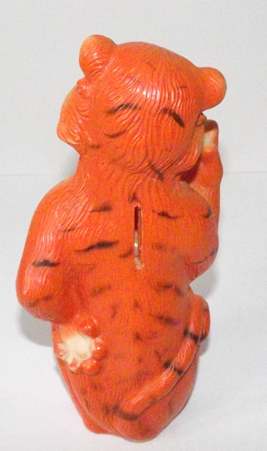 Vtg Esso Exxon Tiger In Your Tank Coin Bank Plastic Missing Stopper Humble Oil