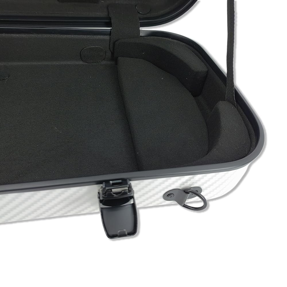 Vetimobato Hard Shell Violin Case, 4/4 Full Size Carbon Fiber Rectangular Violin