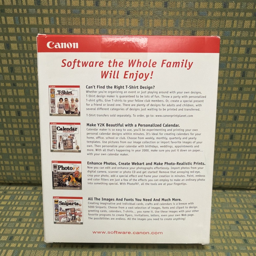 Canon Creativity Pack For PC - Windows - 4 CD Set - Sealed