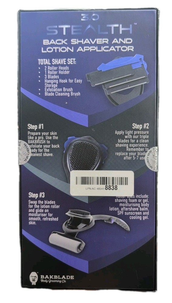 BakBlade 3.0 Stealth Total Care Set New Open Box