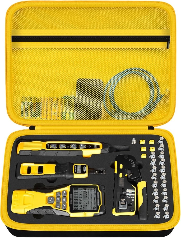 Klein Tools-Compatible Hard Carrying Case for Cable Testers & Tools