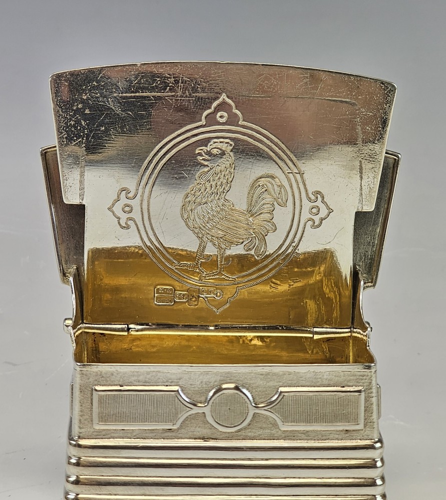 Huge 19C Russian Silver Salt Throne 346 gm