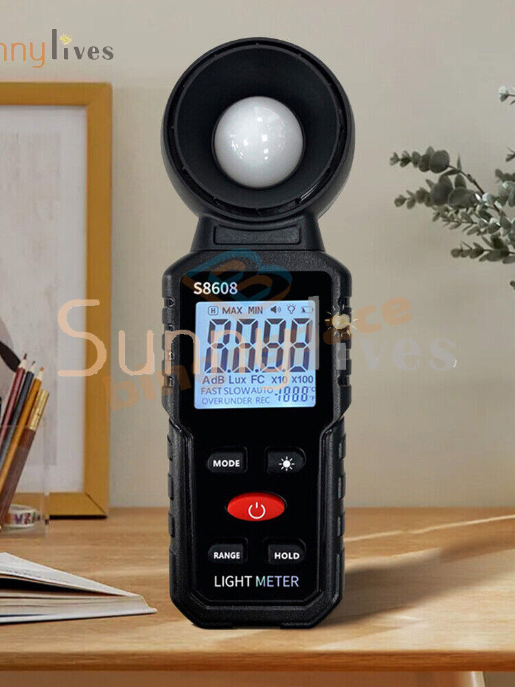 Digital illuminance Light Meter Lux meter Photometer 200000Lux Luxmeter Tool