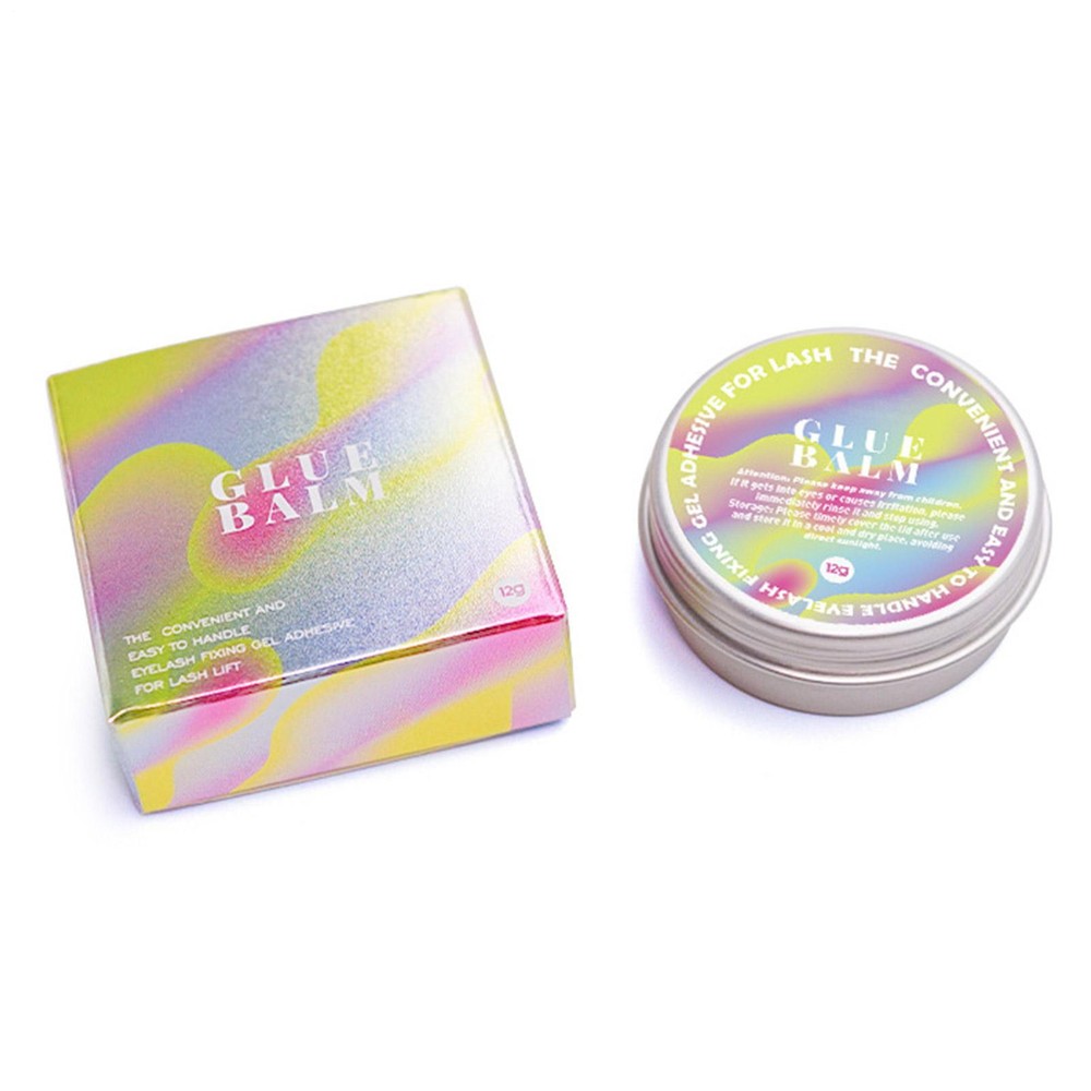 Lash Lift Balm Solid Glue - Quick Dry Invisible Eyelash Adhesive Enhancer`