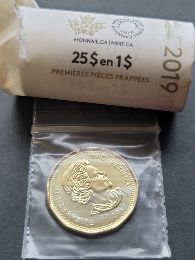 *** CANADA  LOONIE  2019 ***  MINT  FIRST  STRIKES  SPECIAL  WRAP  ROLL ***