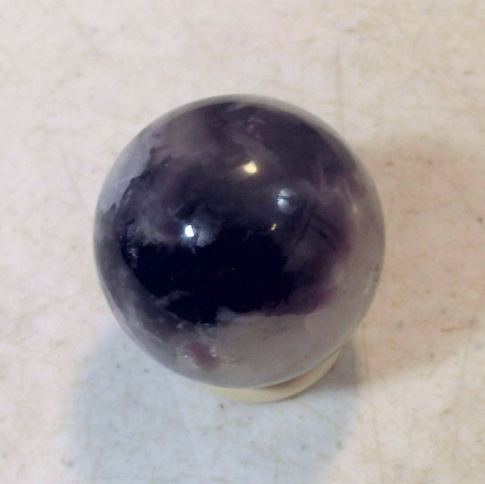 Fluorescent African Kunzite 29mm Sphere for Collection 4929