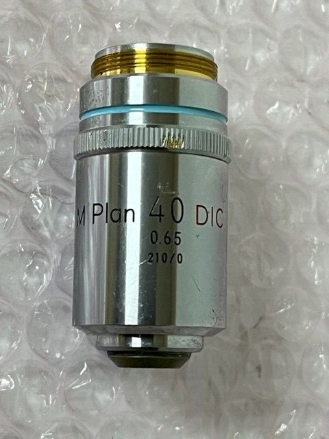 Nikon M Plan 40 DIC Microscope Objective 40x 0.65 210/0 Pre-owned