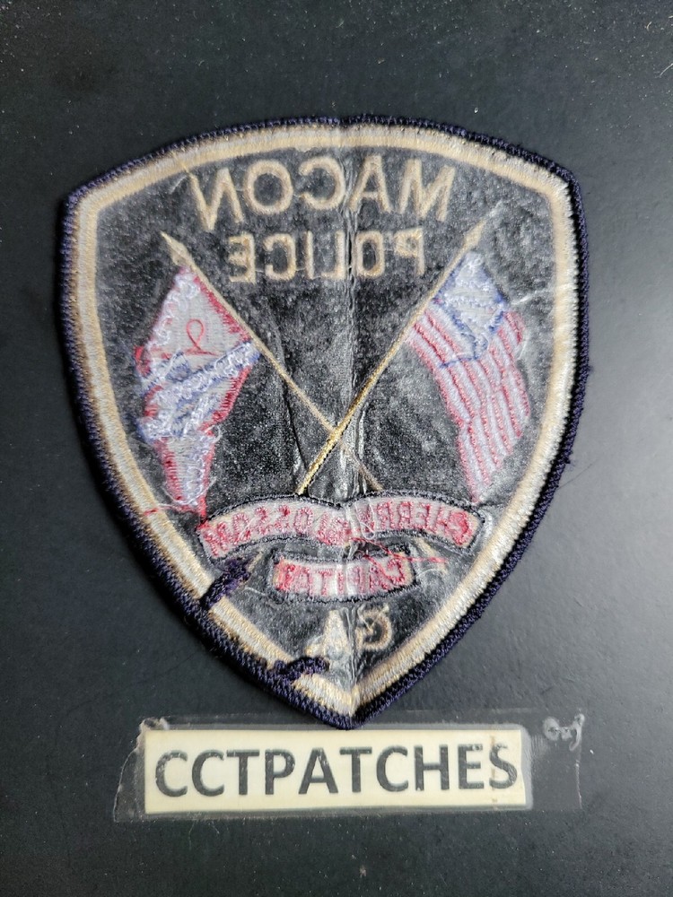 MACON, GEORGIA POLICE SHOULDER PATCH GA