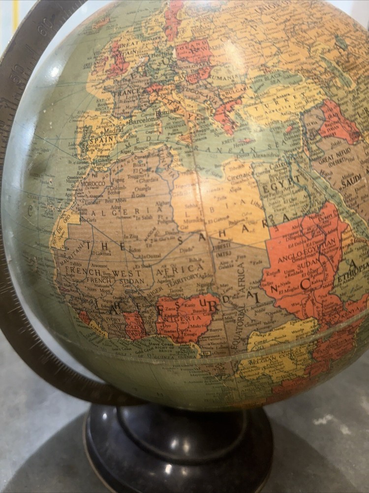 Replogle Vintage  globe  1940’s Hawaiian Territory