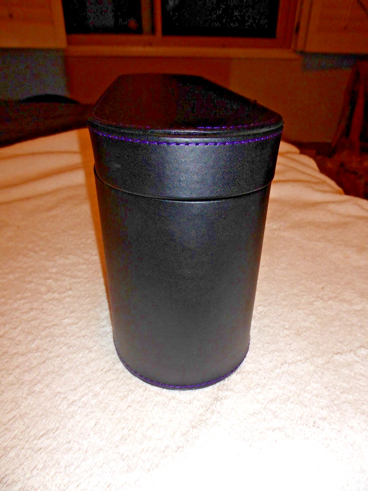 Dyson Presentation Box Only, Black W/ Purple Stitching