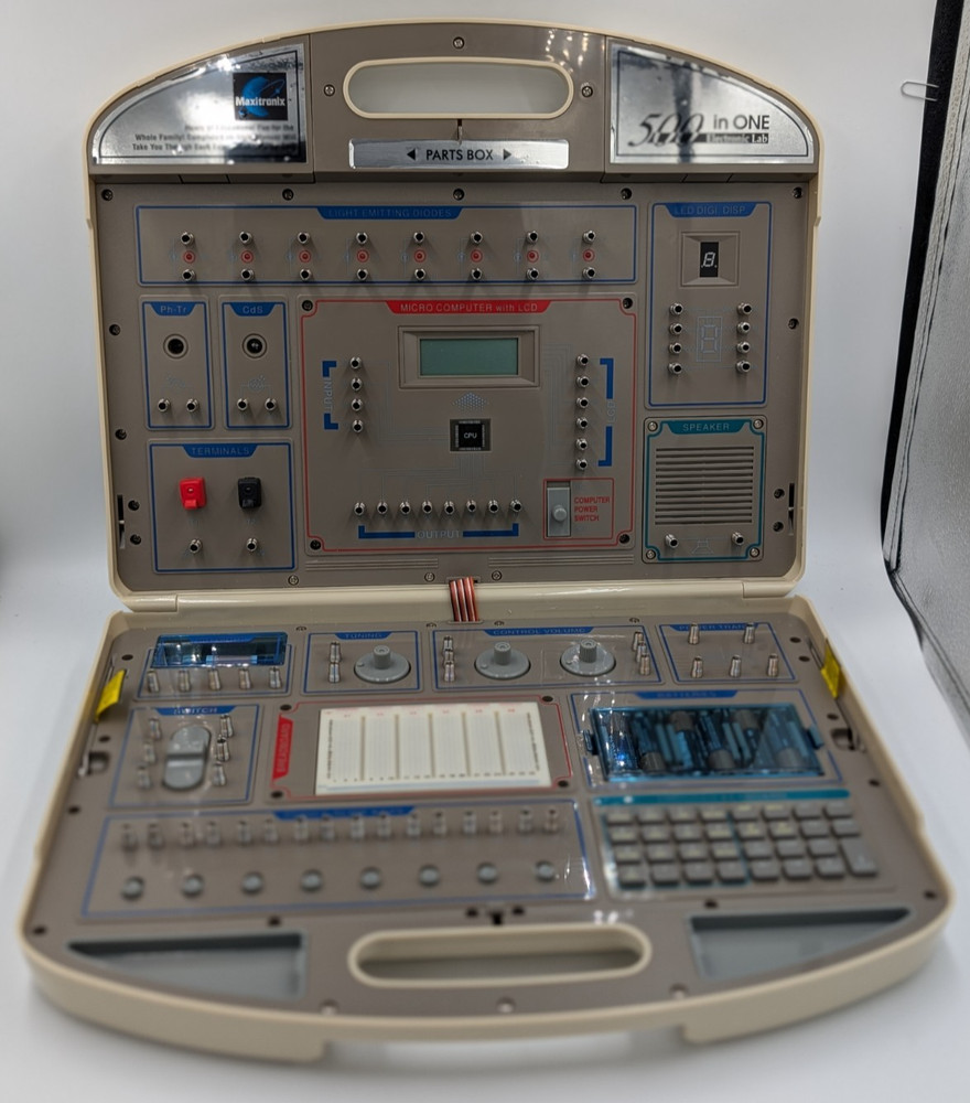 Maxitronix 500 in 1 Electronic Lab Board Power Tested And Working Board Only