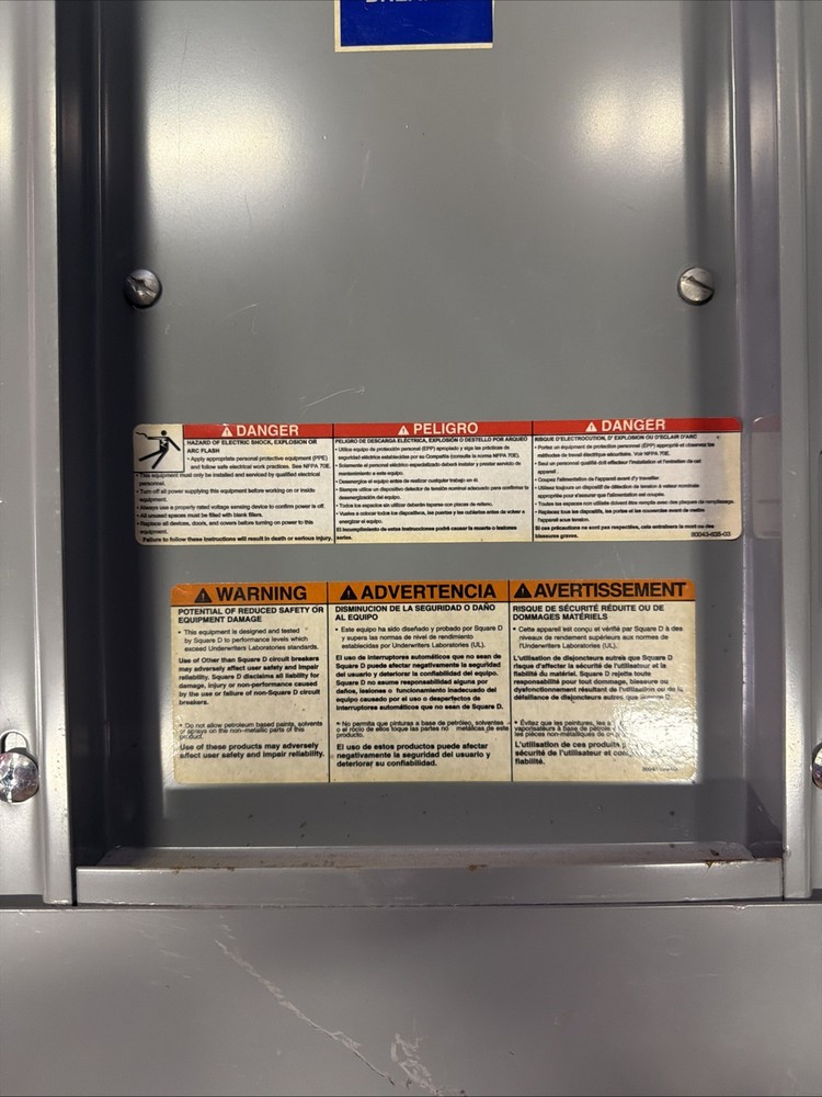 NQOD430L225CU Square D Interior PanelBoard With Breakers 225Amp