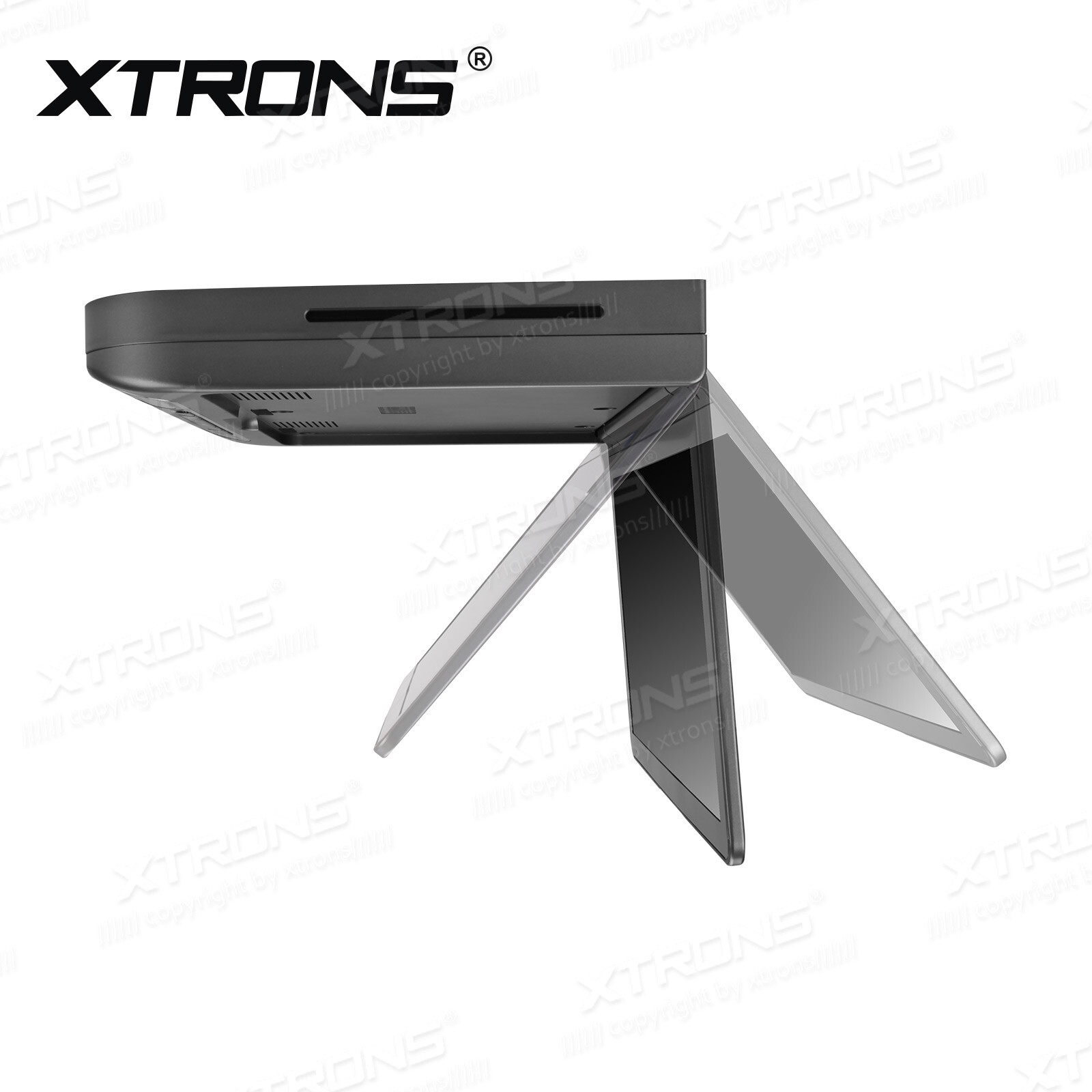 13.3" Car Roof Overhead DVD Player Mount Flip Down Monitor HDMI/USB/SD 1080P HD