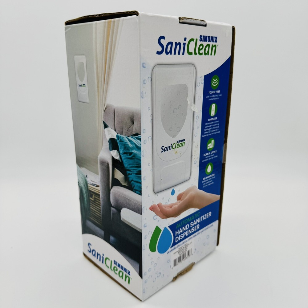 SIMONZ AUTOMATIC NO-TOUCH HAND SANI DISPENSER - WALL MOUNT FAST SHIPPING