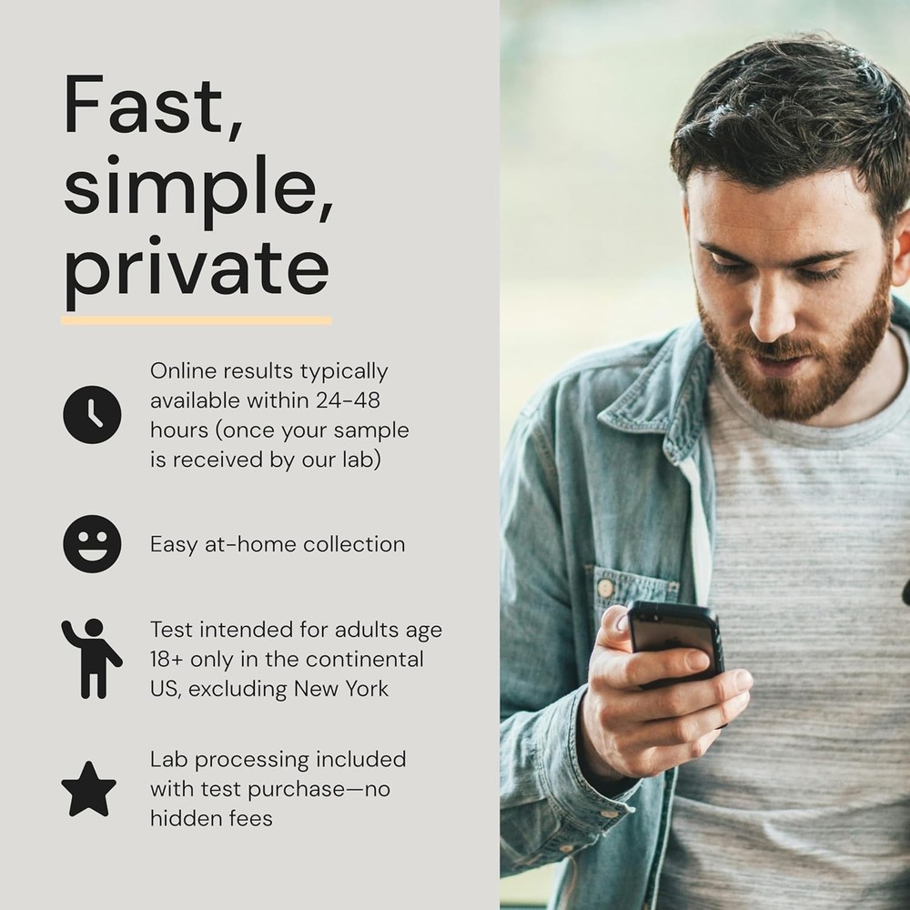 Physician Approved STD Kit: Chlamydia, Gonorrhea, Trich - HSA/FSA Eligible