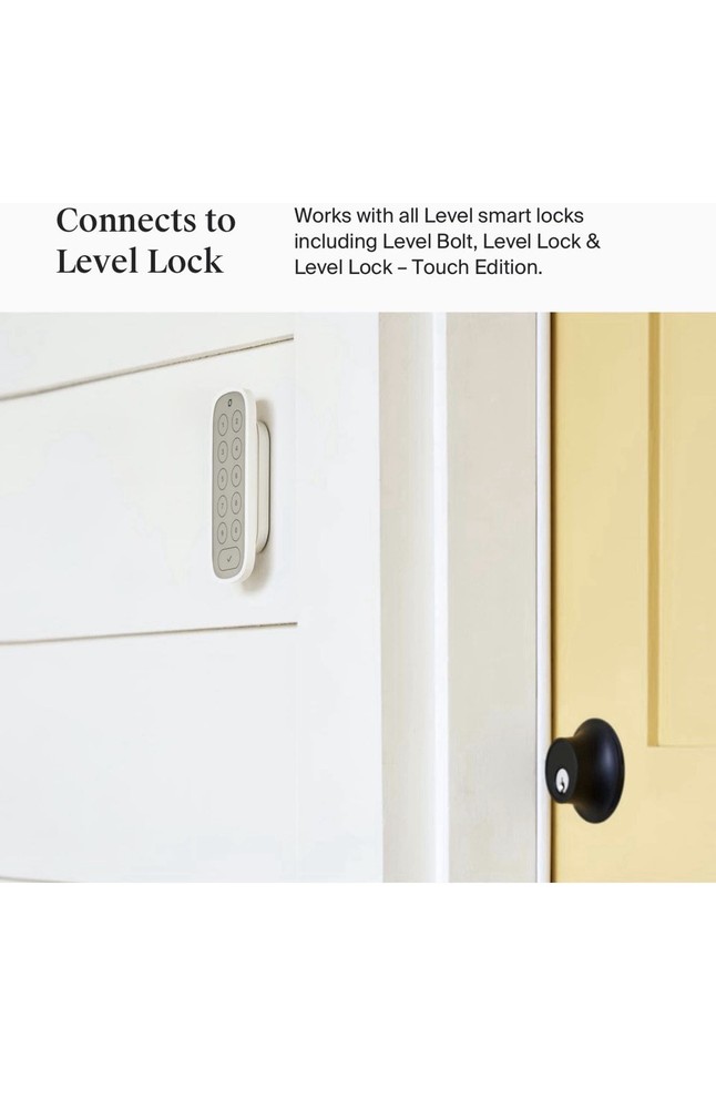 Level Keypad C-K11U for Level Smart Lock *Missing mounting bracket - Open Box