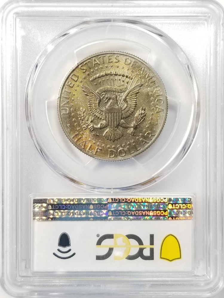 1964-D PCGS MS65 Toned Kennedy Half Dollar