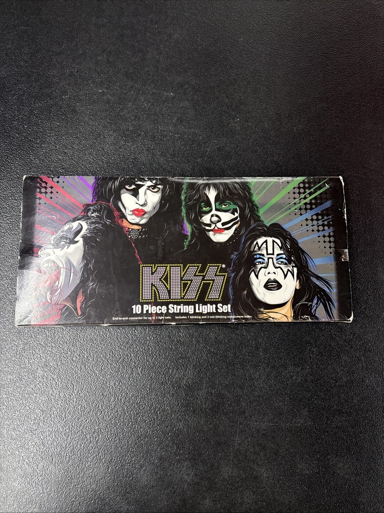 KISS 10 Piece String Light Set 2003 Vintage Box NEW